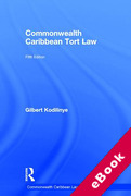 Cover of Commonwealth Caribbean Tort Law (eBook)