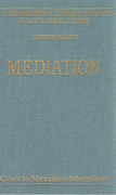 Cover of Mediation: Theory, Policy and Practice