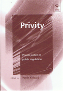 Cover of Privity: Private Justice or Public Regulation