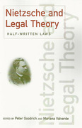 Cover of Nietzsche & Legal Theory: Half Written Laws