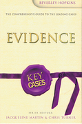 Cover of Key Cases: Evidence