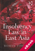 Cover of Insolvency Law in East Asia (eBook)