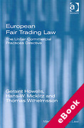 Cover of European Fair Trading Law: The Unfair Commercial Practices Directive (eBook)