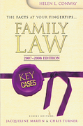 Cover of Key Cases: Family Law 2007 - 2008