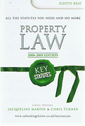 Cover of Key Statutes: Property Law 2008-2009