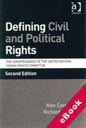 Cover of Defining Civil and Political Rights: The Jurisprudence of the United Nations Human Rights Committee (eBook)