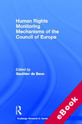 Cover of Human Rights Monitoring Mechanisms of the Council of Europe (eBook)
