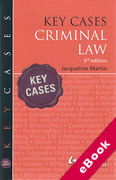 Cover of Key Cases: Criminal Law (eBook)