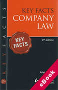Cover of Key Facts: Company Law (eBook)