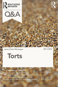 Cover of Routledge Revision Q&A: Torts 2013-2014