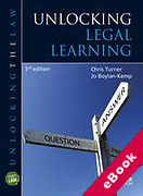 Cover of Unlocking Legal Learning (eBook)