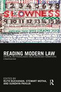 Cover of Reading Modern Law: Critical Methodologies and Sovereign Formations