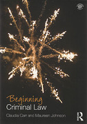 Cover of Beginning Criminal Law