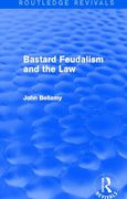 Cover of Bastard Feudalism and the Law