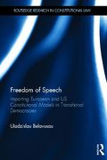 Cover of Freedom of Speech: Importing European and US Constitutional Models in Transitional Democracies