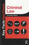 Cover of Key Facts Key Cases: Criminal Law