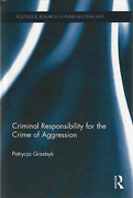 Cover of Criminal Responsibility for the Crime of Aggression