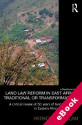 Cover of Land Law Reform in East Africa: Traditional or Transformative? (eBook)