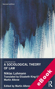 Cover of A Sociological Theory of Law (eBook)