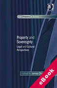Cover of Property and Sovereignty: Legal and Cultural Perspectives (eBook)