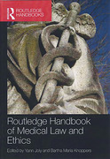 Cover of Routledge Handbook of Medical Law and Ethics