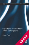 Cover of International Investment Law: A Chinese Perspective (eBook)