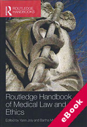 Cover of Routledge Handbook of Medical Law and Ethics (eBook)