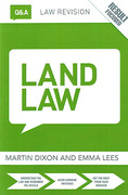 Cover of Routledge Law Revision Q&A: Land Law