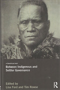 Cover of Between Indigenous and Settler Governance