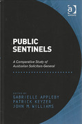 Cover of Public Sentinels: A Comparative Study of Australian Solicitors-General