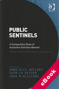 Cover of Public Sentinels: A Comparative Study of Australian Solicitors-General (eBook)