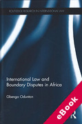 Cover of International Law and Boundary Disputes in Africa (eBook)