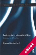 Cover of Reciprocity in International Law: Its Impact and Function (eBook)
