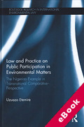 Cover of Law and Practice on Public Participation in Environmental Matters: The Nigerian Example in Transnational Comparative Perspective (eBook)
