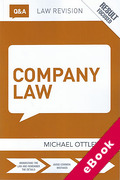 Cover of Routledge Revision Q&#38;A Company Law (eBook)