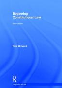 Cover of Beginning Constitutional Law