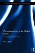 Cover of Constitutionalism in the Global Realm: A Sociological Approach