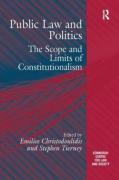 Cover of Public Law and Politics The Scope and Limits of Constitutionalism