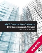 Cover of NEC3 Construction Contracts: 100 Questions and Answers (eBook)