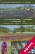 Cover of Ecological Restoration in International Environmental Law (eBook)