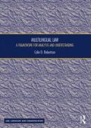Cover of Multilingual Law: A Framework for Analysis and Understanding