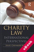Cover of Charity Law: International Perspectives (eBook)