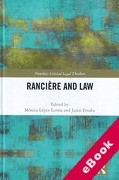 Cover of Ranciere and Law (eBook)