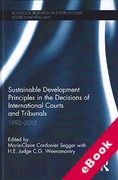 Cover of Sustainable Development Principles in the Decisions of International Courts and Tribunals: 1992-2012 (eBook)