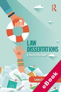 Cover of Law Dissertations: A Step-by-Step Guide (eBook)