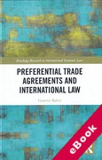 Cover of Preferential Trade Agreements and International Law (eBook)