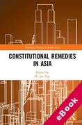 Cover of Constitutional Remedies in Asia (eBook)