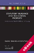 Cover of Statutory Nuisance and Residential Property: Environmental Health Problems in Housing (eBook)