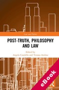 Cover of Post-Truth, Philosophy and Law (eBook)
