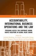 Cover of Accountability, International Business Operations and the Law: Providing Justice for Corporate Human Rights Violations in Global Value Chains